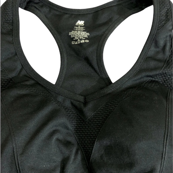 New Balance Activewear Black Sports Bra - Picture 3 of 4
